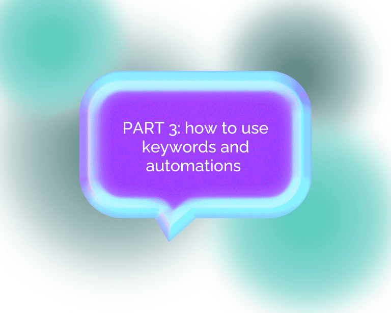 Keep In Touch with Message Series in Keywords &#038; Automations